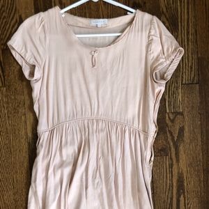 Sandro pink mini ballerina dress size 2